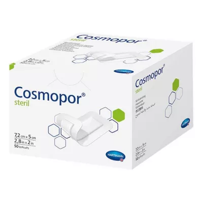COSMOPOR steril sårbandasje 5x7,2 cm, 50 stk