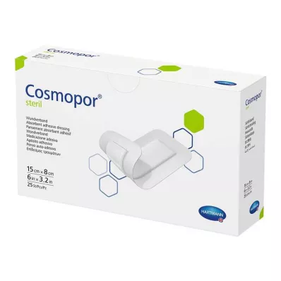 COSMOPOR steril sårbandasje 8x15 cm, 25 stk COSMOPOR steril sårbandasje 8x15 cm, 25 stk