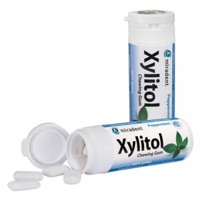 MIRADENT Xylitol tyggegummi mint, 30 stk MIRADENT Xylitol tyggegummi mint, 30 stk