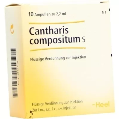 CANTHARIS COMPOSITUM S Ampuller, 10 stk