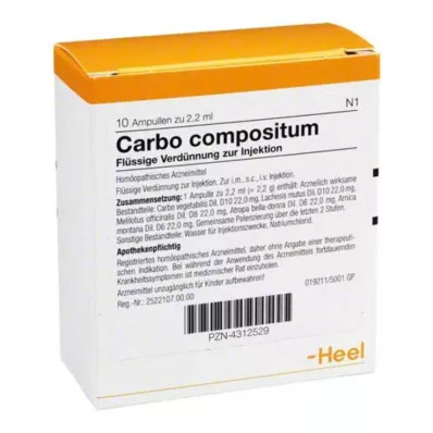 CARBO COMPOSITUM Ampuller, 10 stk CARBO COMPOSITUM Ampuller, 10 stk