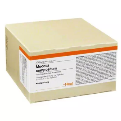 MUCOSA compositum-ampuller, 100 stk