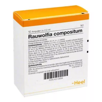 RAUWOLFIA COMPOSITUM Ampuller, 10 stk