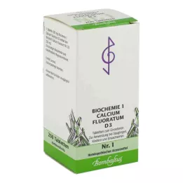 BIOCHEMIE 1 Calcium fluoratum D 3 tabletter, 200 stk