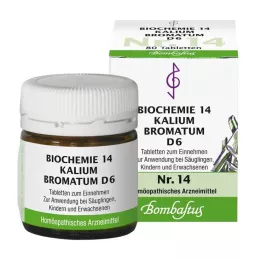 BIOCHEMIE 14 Kalium bromatum D 6 tabletter, 80 stk