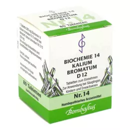 BIOCHEMIE 14 Kalium bromatum D 12 tabletter, 80 stk