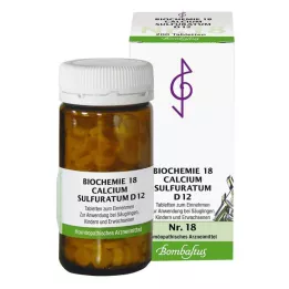 BIOCHEMIE 18 Calcium sulphuratum D 12 tabletter, 200 stk
