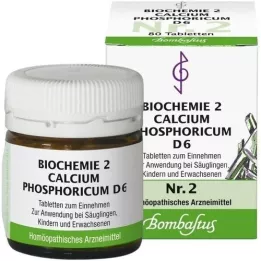 BIOCHEMIE 2 Kalsiumfosforicum D 6 tabletter, 80 stk