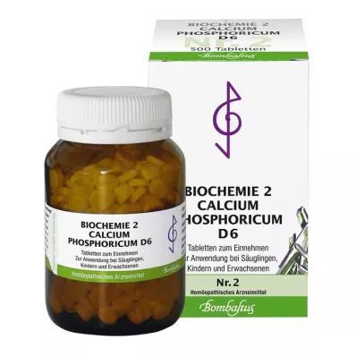 Biokjemi 2 Calcium phosphoricum D 6 tabletter, 500 stk