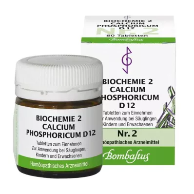 Biokjemi 2 Calcium phosphoricum D 12 tabletter, 80 stk