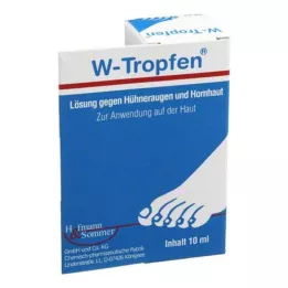 W-TROPFEN Oppløsning mot liktorn+korn, 10 ml