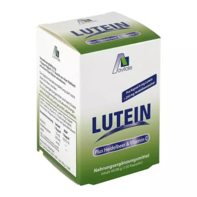 LUTEIN KAPSELN 6 mg+Hindbær, 120 stk LUTEIN KAPSELN 6 mg+Hindbær, 120 stk