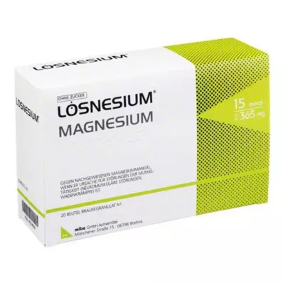 LÖSNESIUM Poser med brusegranulat, 20 stk