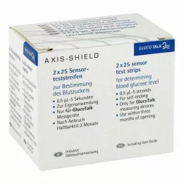 GLUCO TALK BZ-Strips Teststrimler, 2X25 stk