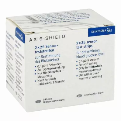GLUCO TALK BZ-Strips Teststrimler, 2X25 stk GLUCO TALK BZ-Strips Teststrimler, 2X25 stk