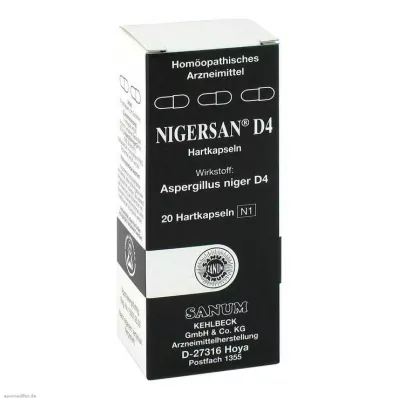 NIGERSAN D 4 kapsler, 20 kapsler NIGERSAN D 4 kapsler, 20 kapsler