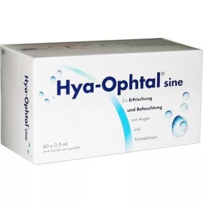 HYA-OPHTAL sine øyedråper, 60X0,5 ml
