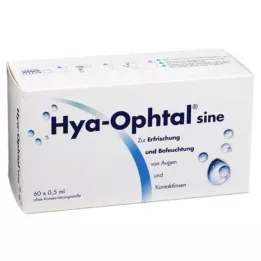 HYA-OPHTAL sine øyedråper, 60X0,5 ml