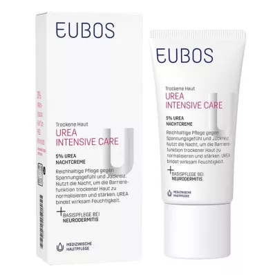 EUBOS TROCKENE Skin Urea 5 % nattkrem, 50 ml EUBOS TROCKENE Skin Urea 5 % nattkrem, 50 ml