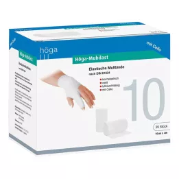 HÖGA-MUBILAST Fikseringsbandasje 10 cmx4 m. cellofan, 1 stk