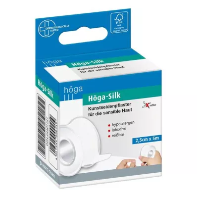 Höga Silkegips 2,5cmx5m, 1 stk Höga Silkegips 2,5cmx5m, 1 stk