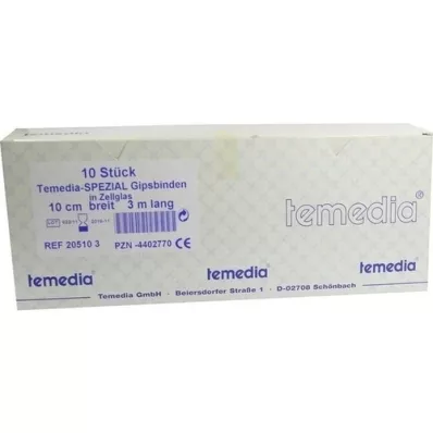 GIPSBINDE Temedia spesial 10 cmx3 m, 10 stk