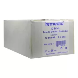 GIPSBINDE Temedia spesial 12 cmx3 m, 10 stk