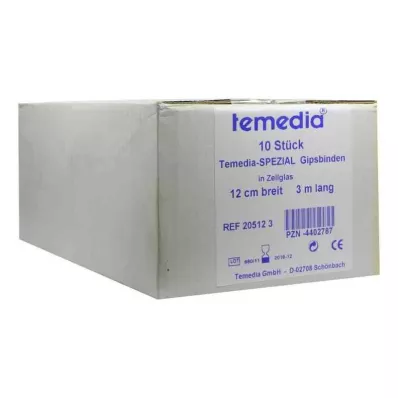 GIPSBINDE Temedia spesial 12 cmx3 m, 10 stk