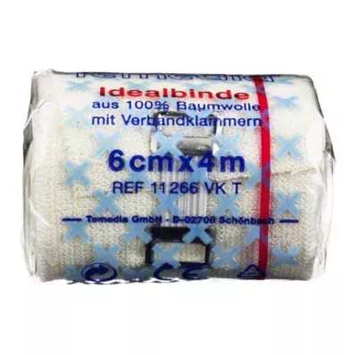IDEALBINDE 6 cm med klemme, 1 stk IDEALBINDE 6 cm med klemme, 1 stk