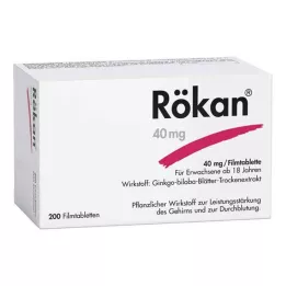 RÖKAN 40 mg filmdrasjerte tabletter, 200 stk