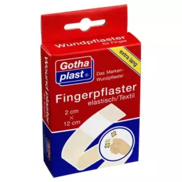 GOTHAPLAST Fingerbandasje 2x12 cm elastisk, 5X2 stk