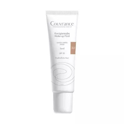 AVENE Couvrance korrigerende sminkevæske sand 3.0, 30 ml