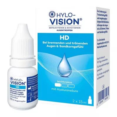 HYLO-VISION HD Øyedråper, 2X15 ml HYLO-VISION HD Øyedråper, 2X15 ml