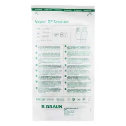 VASCO OP Sensitive hansker, sterile, pudderfrie, størrelse 6,5, 2 stk