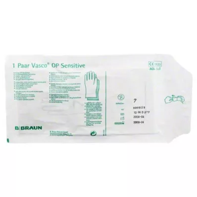 VASCO OP Sensitive hansker, sterile, pudderfrie, størrelse 7.0, 2 stk VASCO OP Sensitive hansker, sterile, pudderfrie, størrelse 7.0, 2 stk