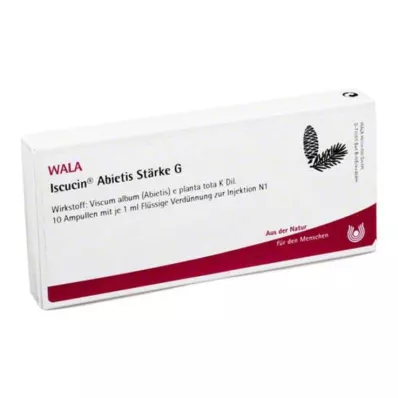 ISCUCIN abietis Stivelse G Ampuller, 10X1 ml ISCUCIN abietis Stivelse G Ampuller, 10X1 ml