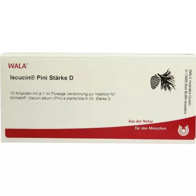 ISCUCIN pini styrke D ampuller, 10X1 ml ISCUCIN pini styrke D ampuller, 10X1 ml