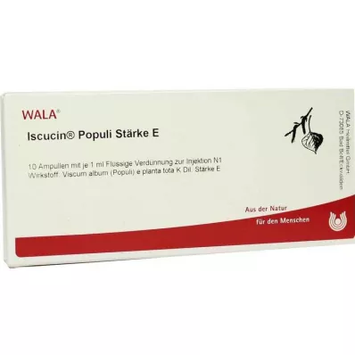 ISCUCIN populi styrke E ampuller, 10X1 ml