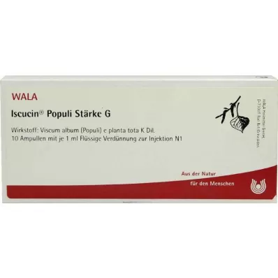 ISCUCIN populi Strength G Ampuller, 10X1 ml