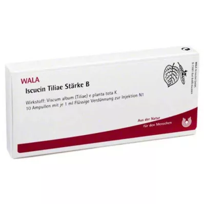 ISCUCIN tiliae Styrke B Ampuller, 10X1 ml ISCUCIN tiliae Styrke B Ampuller, 10X1 ml