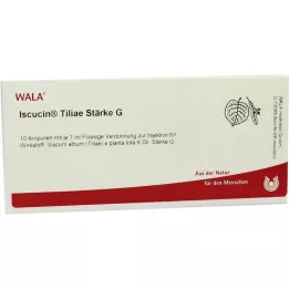 ISCUCIN tiliae Stivelse G Ampuller, 10X1 ml