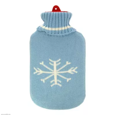 WÄRMFLASCHE Gummi 2 l m. rullekrageovertrekk, 1 stk WÄRMFLASCHE Gummi 2 l m. rullekrageovertrekk, 1 stk