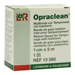 OPRACLEAN Gazebind for tampong med jodoform 1 cm x 5 m, 1 stk