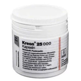 KREON 25 000 harde kapsler med enterisk belagte pellets, 100 stk