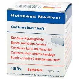 KURZZUGBINDE sammenhengende 8 cmx5 m, 1 stk