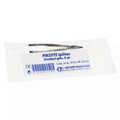 PINZETTE Splint spiss 8 cm, 1 stk PINZETTE Splint spiss 8 cm, 1 stk