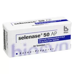 SELENASE 50 AP tabletter, 50 stk