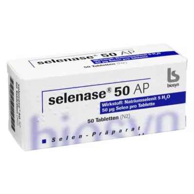 SELENASE 50 AP tabletter, 50 stk