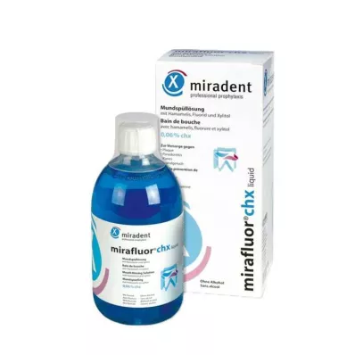 MIRADENT Munnskylling mirafluor CHX 0,06 %, 500 ml MIRADENT Munnskylling mirafluor CHX 0,06 %, 500 ml