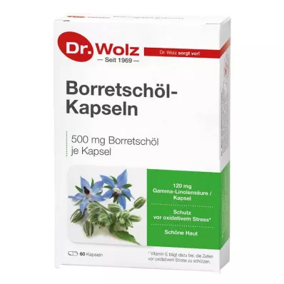 BORRETSCHÖL KAPSELN Dr. Wolz, 60 stk BORRETSCHÖL KAPSELN Dr. Wolz, 60 stk